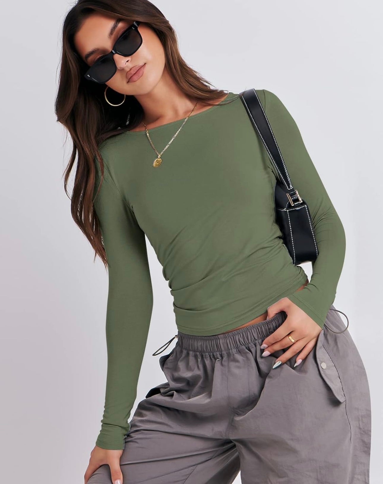 Blusa Sculpt Verde Militar