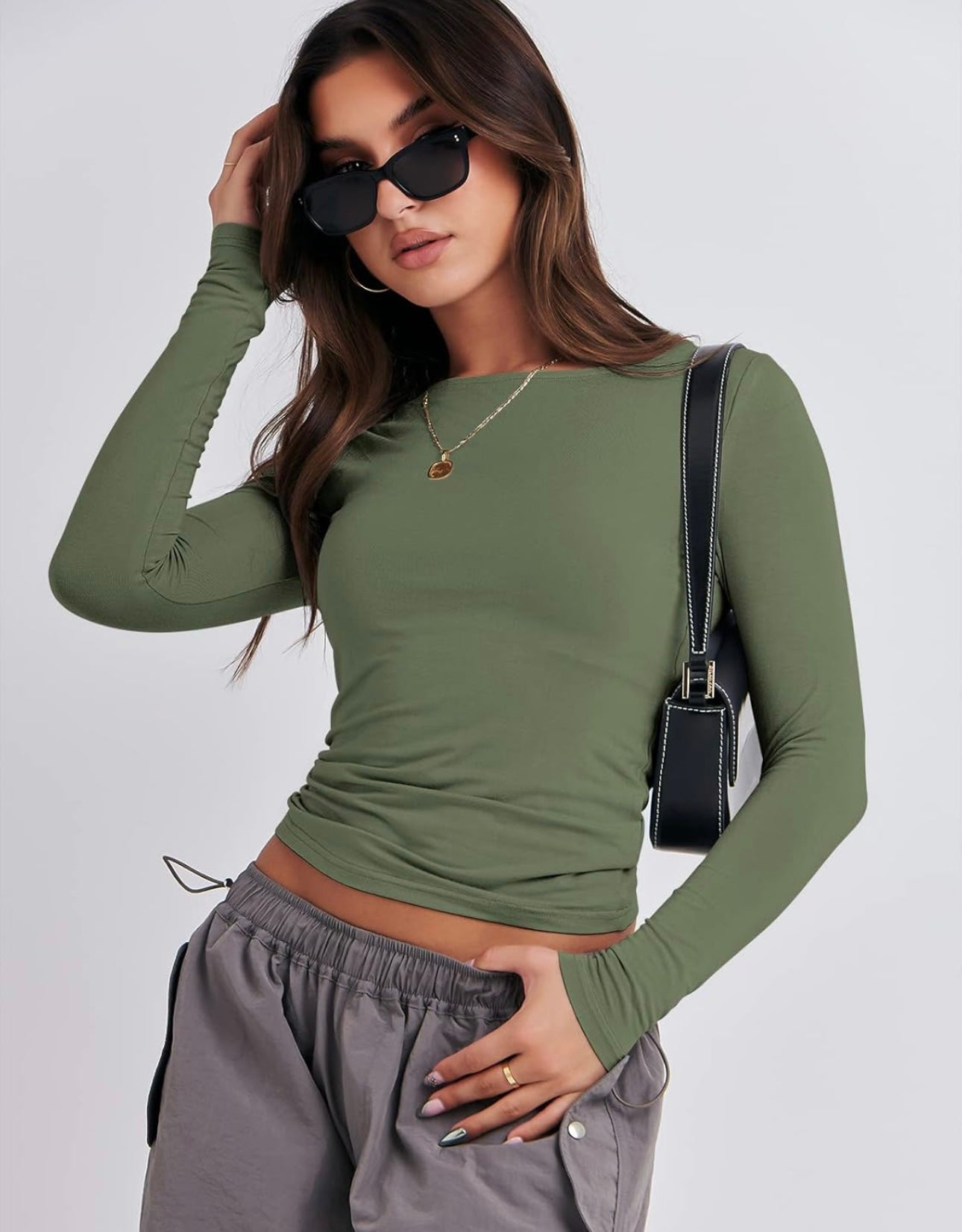 Blusa Sculpt Verde Militar