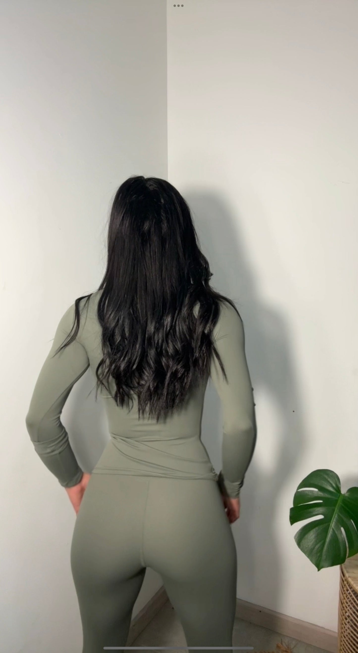 Blusa Sculpt verde bosque