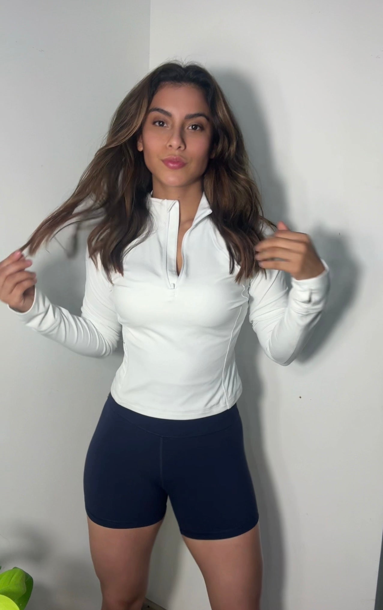 Sweaters Half-Zip – Blanco Nieve