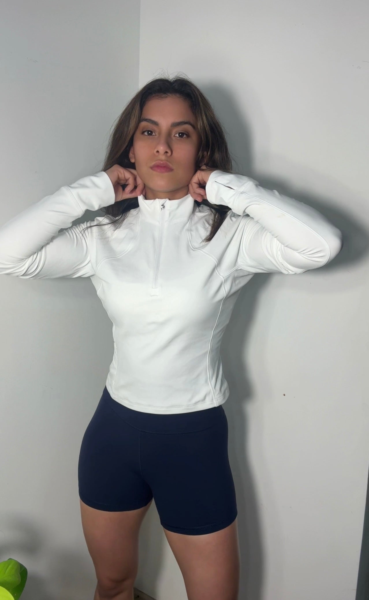 Sweaters Half-Zip – Blanco Nieve