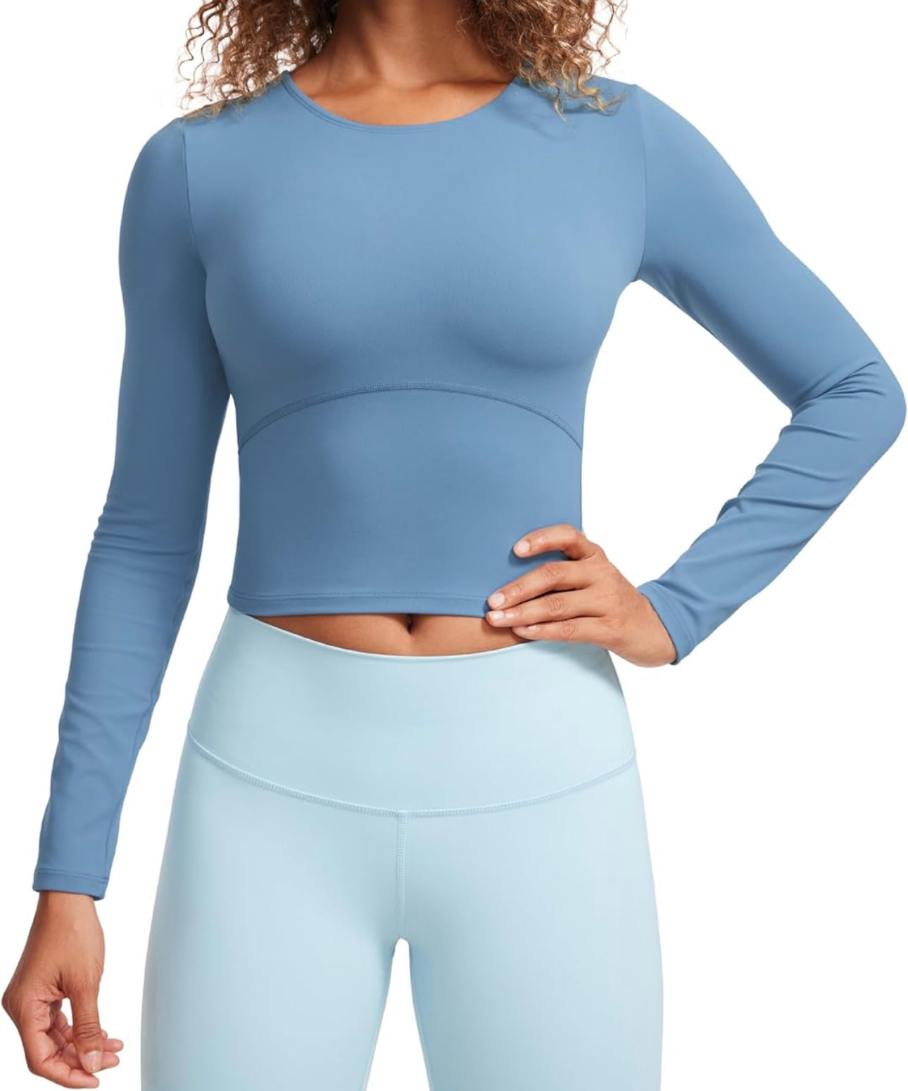 Blusa Sculpt Azul Cielo