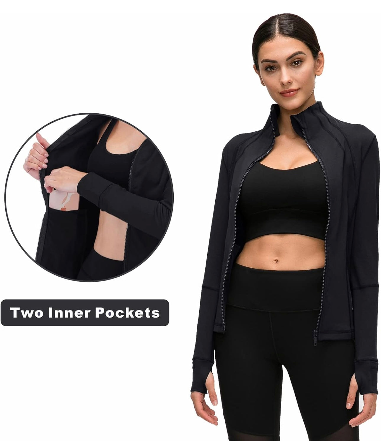 Jackets SculptFit Zip-Up