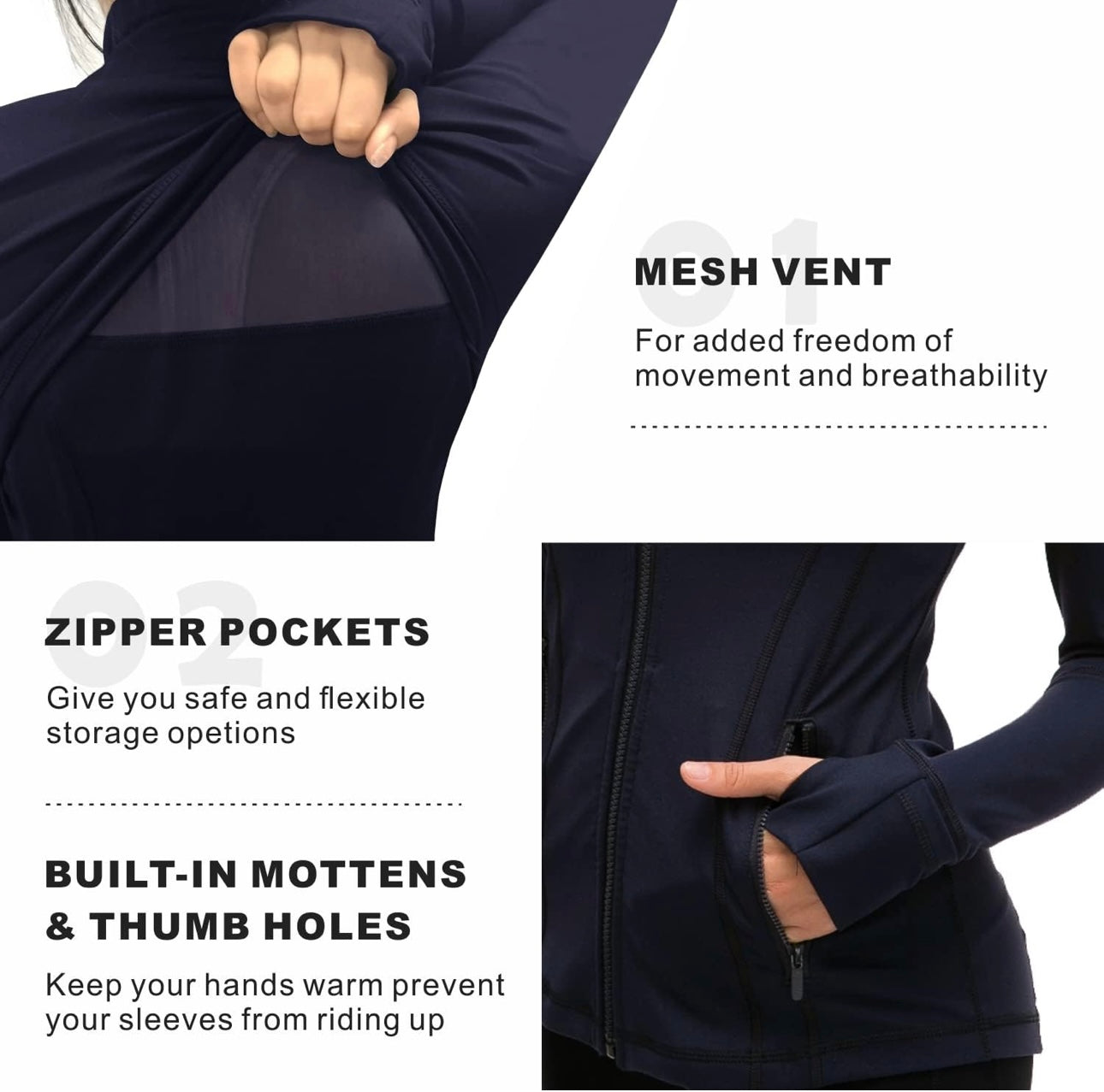Jackets SculptFit Zip-Up