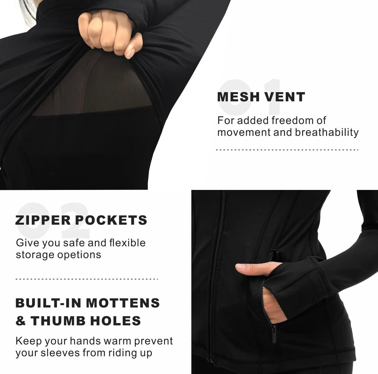 Jackets SculptFit Zip-Up