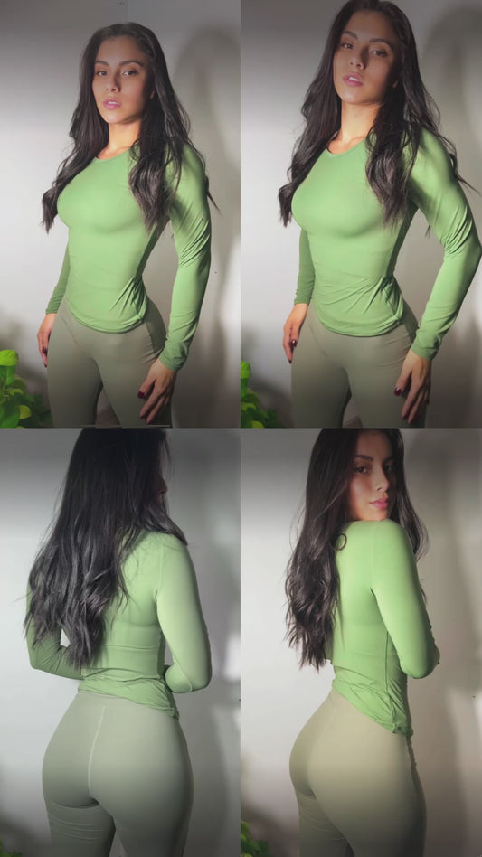 Blusa Sculpt Verde Militar